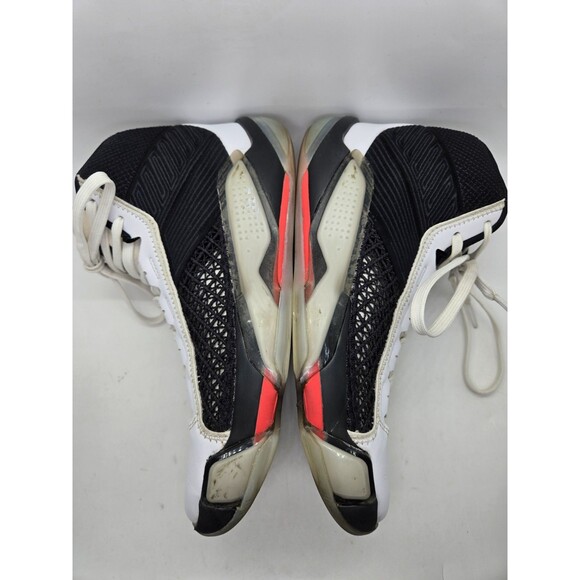 Air Jordan 38 Fundamentals Basketball Shoes Men\'s 7.5 White Black Court Sneakers